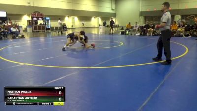 106 lbs Round 2 (8 Team) - Nathan Walck, Longwood vs Sabastian Arthur, FCA Empowered