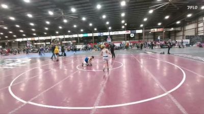 80 lbs Champ. Round 2 - Aiden Garcia, Heights Wrestling Club vs Hunter Cole, Redfield Youth Wrestling