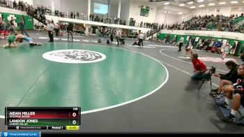 126 lbs Cons. Round 3 - Landon Jones, Lander Valley vs AIDAN MILLER, Wyoming Indian