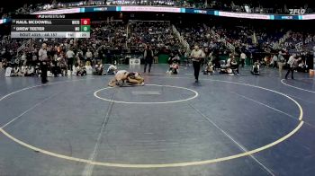 4A 157 lbs Cons. Round 3 - Drew Teeter, Mooresville High School vs Kalil Mcdowell, Wakefield