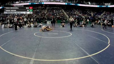 4A 157 lbs Cons. Round 3 - Drew Teeter, Mooresville High School vs Kalil Mcdowell, Wakefield