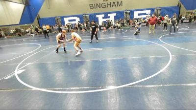 160 lbs Round 2 - Kyson Stewart, Wayne Badgers vs Jaxson COX, Roy Wrestling Club