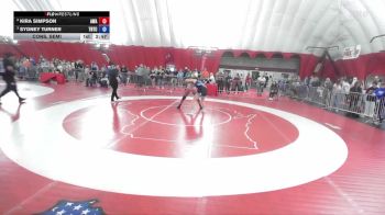 145 lbs Cons. Semi - Kira Simpson, Askren Wrestling Academy vs Sydney Turner, Team Nazar Training Center