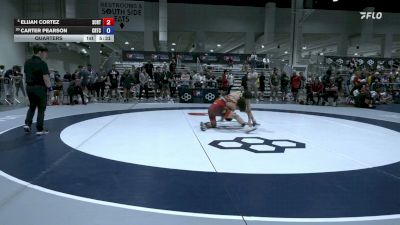 61 kg Quarters - Elijah Cortez, Spartan Combat RTC/ Titan Mercury Wrestling Club vs Carter Pearson, Cyclone Regional Training Center C-RTC