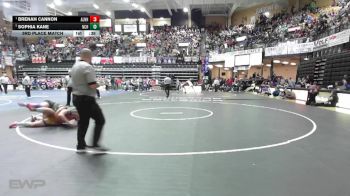 170 lbs 3rd Place Match - Brenah Cannon, Allen Northern Heights HS vs Sophia Kane, Norton Community HS