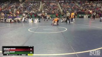 2A 145 lbs Cons. Round 3 - Ephram Biggs, Morehead vs Jacob Crump, North Pitt