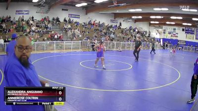 140+ Round 2 - Alexandra Anguiano, Hillsboro Mat Club vs Annierose Coltrin, Lebanon Mat Club