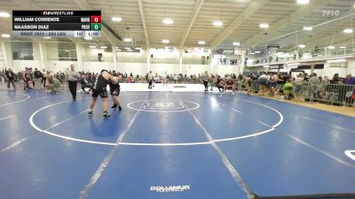 260 lbs Semifinal - William Corrente, Warren vs Naasson Diaz, Providence BTS