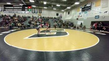 120 lbs Quarterfinal - Catherine Hendricks, Torrington vs McKenzie Zimbelman, Wright