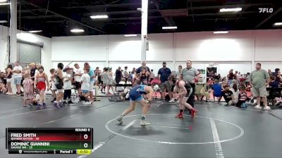 92 lbs Round 5 (6 Team) - Dominic Giannini, Savage WA vs Fred Smith, Quaker Nation