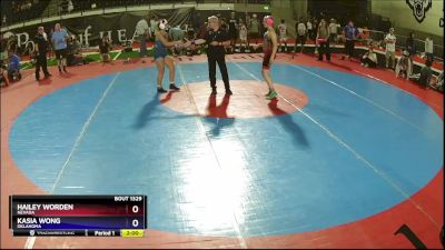 126 lbs Semifinal - Hailey Worden, Nevada vs Kasia Wong, Oklahoma
