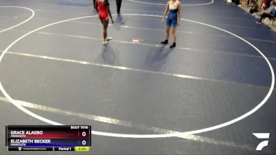 139-152 lbs Round 1 - Grace Alagbo, Minnesota vs Elizabeth Becker, Minnesota