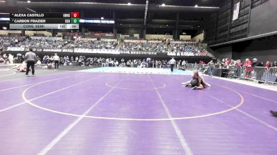 170 lbs Cons. Semi - Alexa Castillo, Emporia HS vs Carbon Frazier, De Soto HS