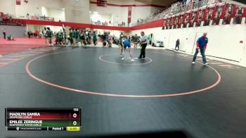 132 lbs Round 3 - Madilyn Samra, Grapevine (Girls) vs Emilee Zeringue, Northwest Eaton (Girls)