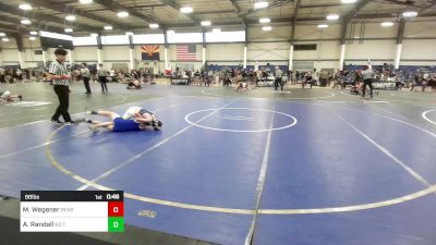 88 lbs Consi Of 4 - Max Wegener, Bear Wrestling Club vs Andrew Randall, No Team