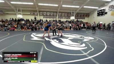 235 lbs Semifinal - Caylee Miller, Bloomfield vs Sydney Valentino, Coconino High School