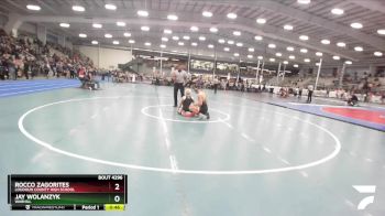 4-150 lbs Cons. Round 3 - Jay Wolanzyk, Warhill vs Rocco Zagorites, Loudoun County High School