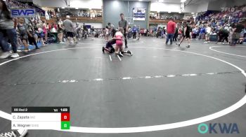 67-70 lbs Rr Rnd 2 - Clementina Zapata, OKC Saints Wrestling vs Avery Wagner, Choctaw Ironman