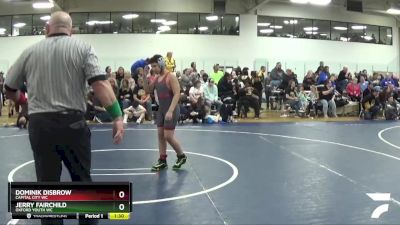 126 lbs Cons. Round 1 - Dominik Disbrow, Capital City WC vs Jerry Fairchild, Oxford Youth WC