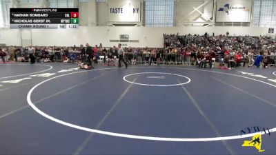 75 lbs Champ. Round 1 - Nathan Bombard, Club Not Listed vs Nicholas Gerst Jr., Whitney Point Youth Wrestling Club