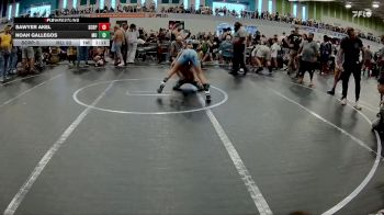 96 lbs Round 5 (6 Team) - Noah Gallegos, Misfits United vs Sawyer Akel, Florida Scorpions