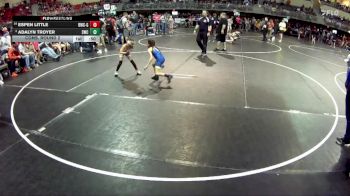 58 lbs Cons. Round 2 - Adalyn Troyer, Seward Wrestling Club vs Espen Little, Beatrice Wrestling Club - Girls