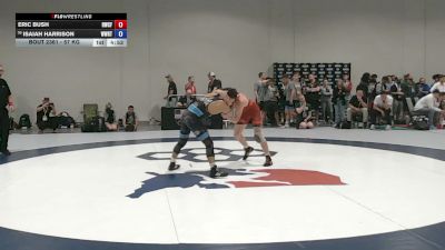 57 kg Cons. Rd Of 32 - Eric Bush, Heatwave Wrestling Club FL vs Isaiah Harrison, Wyoming Wrestling Reg Training Ctr