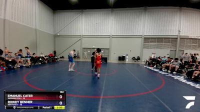 132 lbs Placement Matches (8 Team) - Emanuel Cater, Washington vs Rowdy Benner, Kentucky