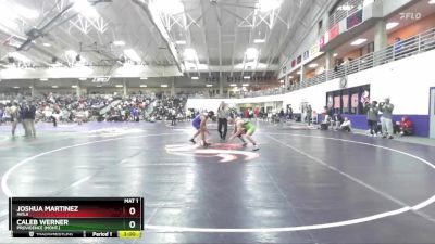 197 lbs Champ. Round 1 - Joshua Martinez, Avila vs Caleb Werner, Providence (Mont.)