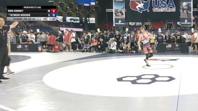 100 lbs Champ. Rd Of 32 - Ben Kinney, Pennsylvania vs Symon Woods, Illinois