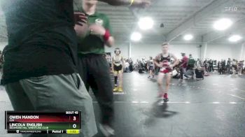 80 lbs Cons. Round 3 - Lincoln English, Richmond Hill Wrestling Club vs Owen Mandon, C2X