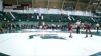 141 lbs 1st Place Match - Nick Blakcburn, Central Michigan vs Kellan Aure, Central Michigan