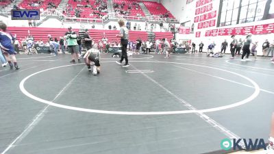 120 lbs Semifinal - Eli Grant, Carl Albert vs Jaxon Rickers, Woodward Youth Wrestling