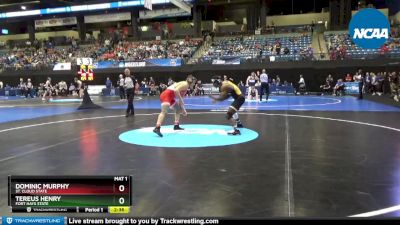 197 lbs Quarterfinal - Dominic Murphy, St. Cloud State vs Tereus Henry, Fort Hays State