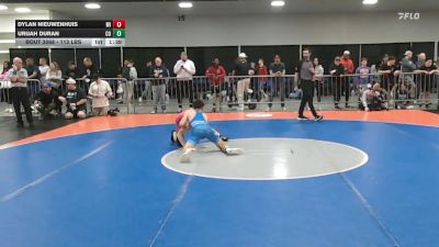 113 lbs Round Of 64 - Dylan Nieuwenhuis, MI vs Urijah Duran, CO