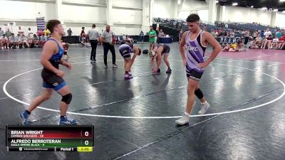 175 lbs Round 2 (10 Team) - Alfredo Berroteran, Eagle Empire Black vs Brian Wright, Camden Greasers