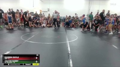 68 lbs Round 1 (4 Team) - Colton Barry, NY Hammers vs Kamden Doyle, OMP