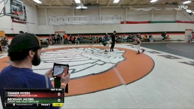 86 lbs 1st Place Match - Beckham Jacobs, Lander Tiger Tough Wrestling vs Tanner Myers, Thermopolis Wrestling Club