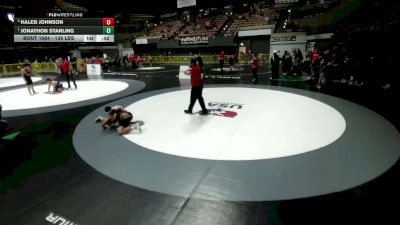 135 lbs Cons. Semis - Jonathon Starling vs Kaleb Johnson