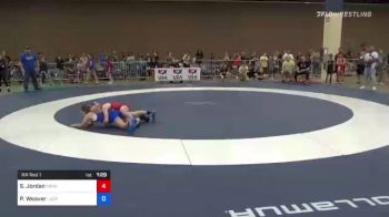 65 lbs Rr Rnd 1 - Samantha Jordan, Nevada Elite Wrestling vs Piper Weaver, Lady Outlaws