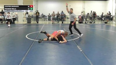 136 lbs Consi Of 8 #2 - Cooper Mariakis, GA vs Frankie Rella, NJ