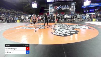 190 lbs Cons 64 #2 - Brady Armstrong, MT vs Brandon Carr, PA