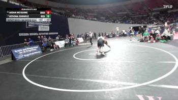 6A Boys 215 lbs Champ. Round 2 - Kitiona Shinkle, West Salem Boys vs Aidan McGuire, Mountainside Boys