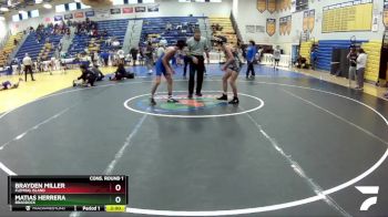 106 Gold Cons. Round 1 - Matias Herrera, Braddock vs Brayden Miller, Fleming Island