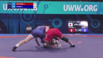 50 kg 1/8 Final - Yuu Katsume, Japan vs Serineh Crane, Armenia