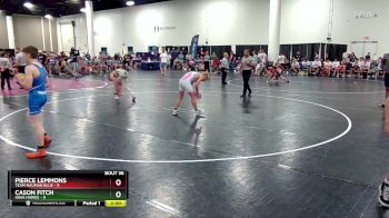 120 lbs Round 5 (16 Team) - Cason Fitch, Iowa Hawks vs Pierce Lemmons, Team Nauman Blue