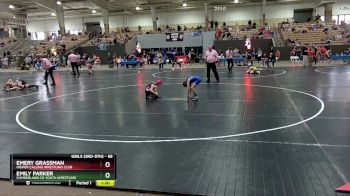 58 lbs Cons. Semi - Emery Grassman, Higher Calling Wrestling Club vs Emily Parker, Cumberland Co Youth Wrestling