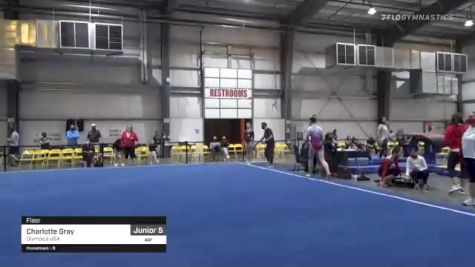 Charlotte Gray - Floor, Olympica USA - 2021 Region 1 Women's Championships