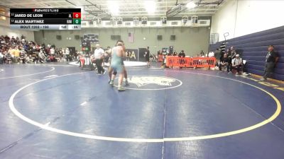 190 lbs Cons. Round 1 - Alex Martinez, Rim Of The World vs Jared De Leon, Alta Loma