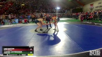 3A 152 lbs Cons. Round 1 - Jace Batton, South Fremont vs Carter Loutzenhiser, Timberlake